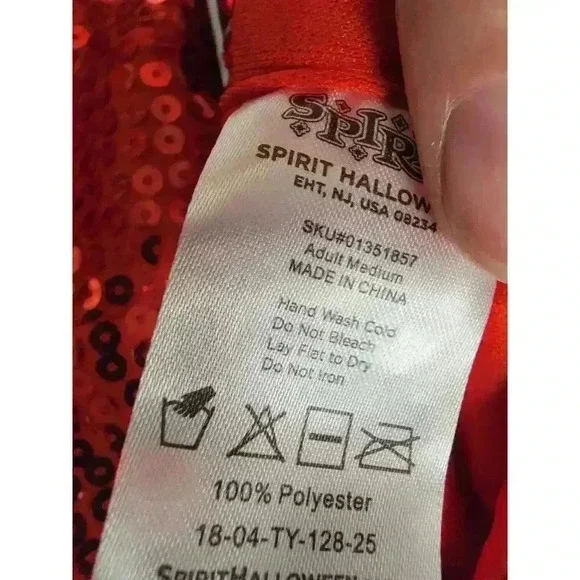 Red Sequin shorts - Picture 2 of 2